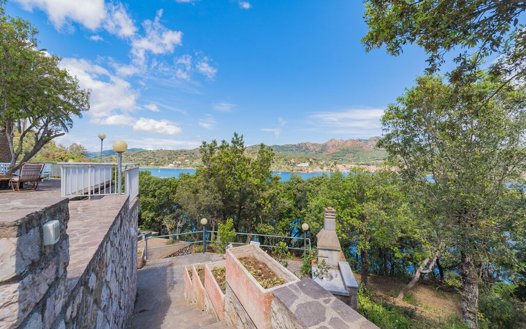 Villa Porto Azzurro: Activities, Amenities, Balcony / Terrace / Patio, Building Exterior, City, Scenic View, Spring, Summer, Wellness