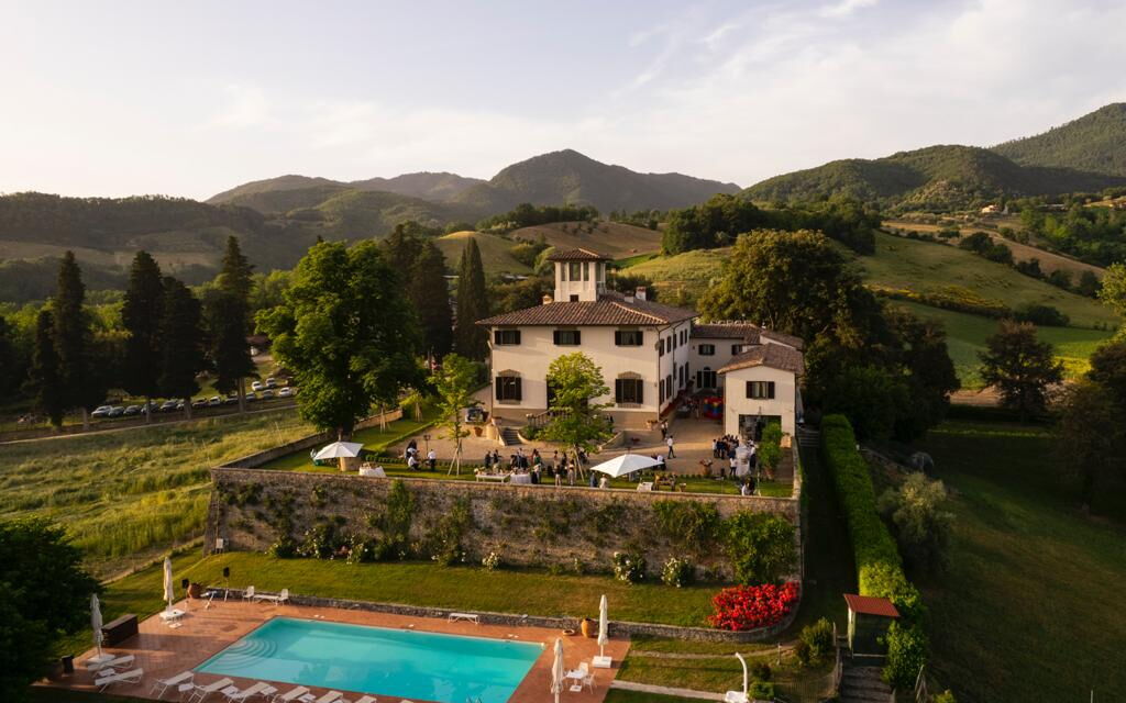 Villa Finesterre: Activities, Balcony / Terrace / Patio, Building Exterior, Garden, Hot Tub, Pool, Spring, Summer, Wellness