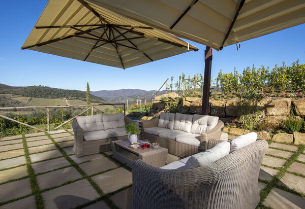 Villa Il Tino: Amenities, Building Exterior, Garden, Main Entrance, Other Room, Outdoor, Pool, Spring, Summer, Wellness