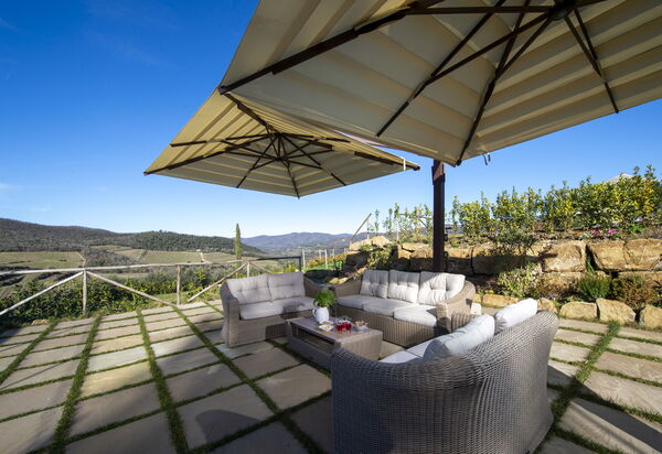 Villa Il Tino: Amenities, Building Exterior, Garden, Main Entrance, Other Room, Outdoor, Pool, Spring, Summer, Wellness