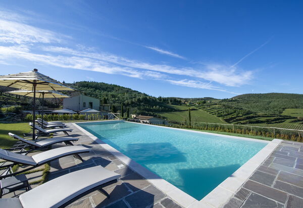 Villa Il Tino: Amenities, Building Exterior, Garden, Main Entrance, Other Room, Outdoor, Pool, Spring, Summer, Wellness