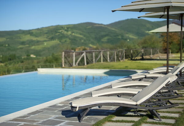 Villa Il Tino: Amenities, Building Exterior, Garden, Main Entrance, Other Room, Outdoor, Pool, Spring, Summer, Wellness
