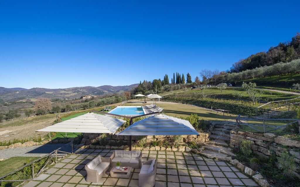 Villa Il Tino: Amenities, Building Exterior, Garden, Main Entrance, Other Room, Outdoor, Pool, Spring, Summer, Wellness