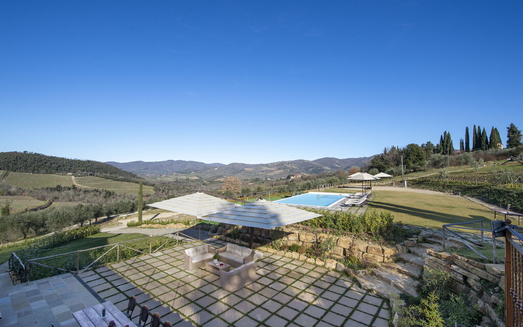 Villa Il Tino: Amenities, Building Exterior, Garden, Main Entrance, Other Room, Outdoor, Pool, Spring, Summer, Wellness