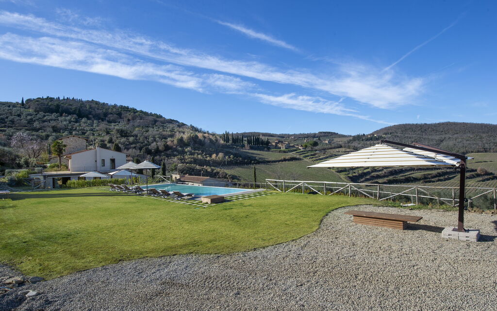 Villa Il Tino: Amenities, Building Exterior, Garden, Main Entrance, Other Room, Outdoor, Pool, Spring, Summer, Wellness