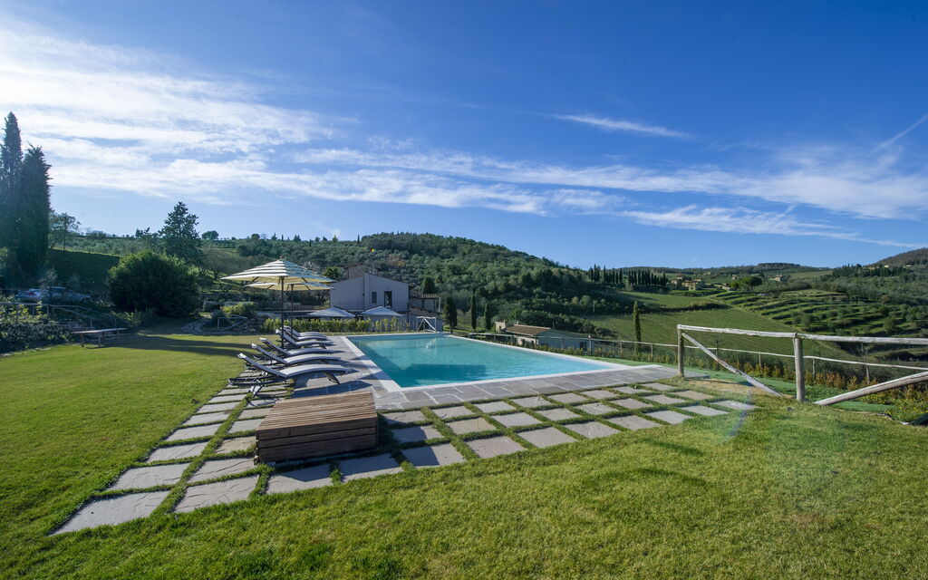 Villa Il Tino: Amenities, Building Exterior, Garden, Main Entrance, Other Room, Outdoor, Pool, Spring, Summer, Wellness