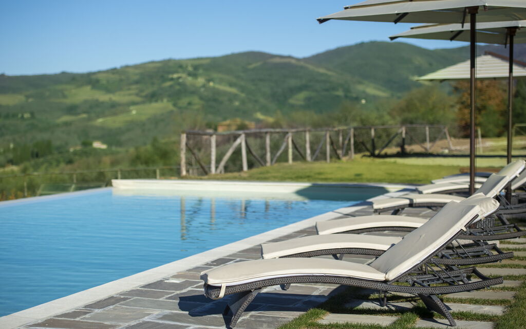 Villa Il Tino: Amenities, Building Exterior, Garden, Main Entrance, Other Room, Outdoor, Pool, Spring, Summer, Wellness