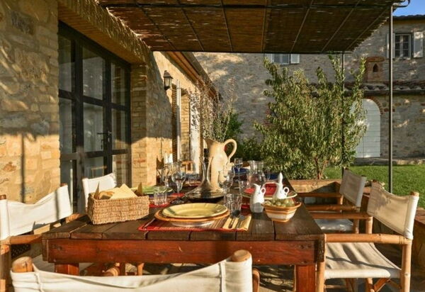 Villa Lotus Magliano: Balcone / Terrazza / Patio, Caratteristiche, Estate, Esterni, Giardino, Piscina, Primavera