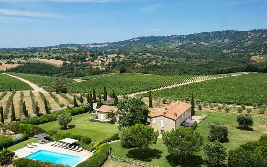 Villa Lotus Magliano: Activities, Amenities, Balcony / Terrace / Patio, Building Exterior, Garden, Main Entrance, Pool, Spring, Summer, Wellness