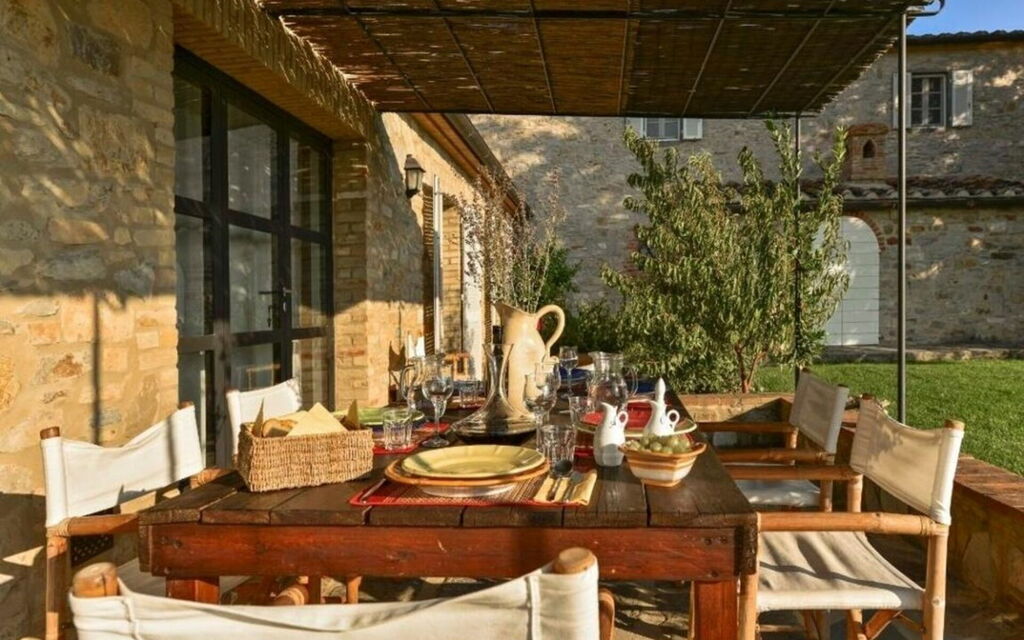 Villa Lotus Magliano: Amenities, Balcony / Terrace / Patio, Building Exterior, Garden, Pool, Spring, Summer