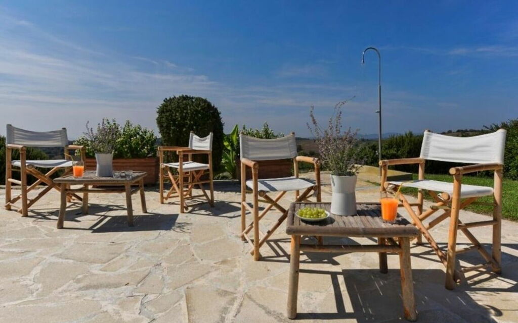 Villa Lotus Magliano: Activities, Amenities, Balcony / Terrace / Patio, Building Exterior, Garden, Main Entrance, Pool, Spring, Summer, Wellness