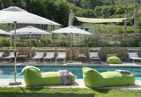 Villa Pianoro: Activities, Amenities, Balcony / Terrace / Patio, Building Exterior, Garden, Pool, Spring, Summer