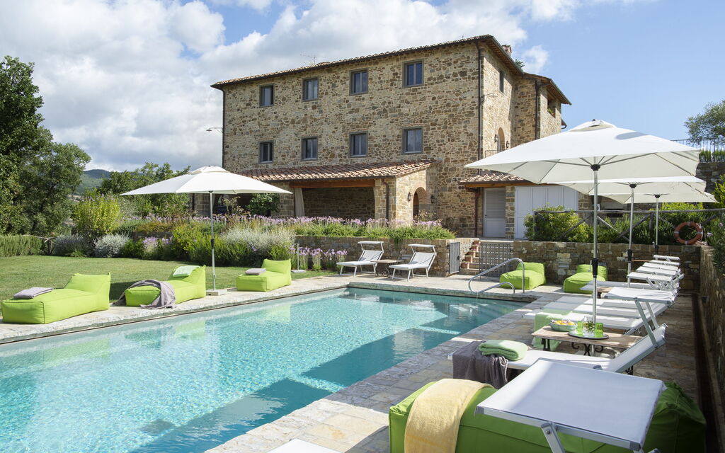 Villa Pianoro: Activities, Amenities, Balcony / Terrace / Patio, Building Exterior, Garden, Pool, Spring, Summer