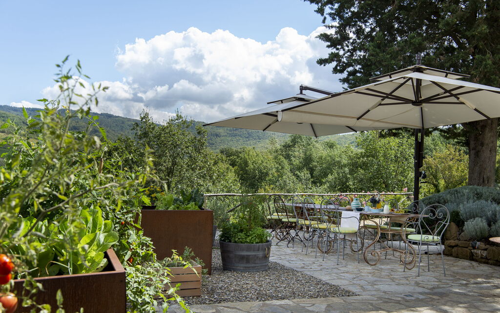 Villa Pianoro: Activities, Amenities, Balcony / Terrace / Patio, Building Exterior, Garden, Pool, Spring, Summer