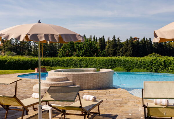 Villa Solina: Activities, Amenities, Balcony / Terrace / Patio, Building Exterior, Facilities, Garden, Pool, Spring, Summer
