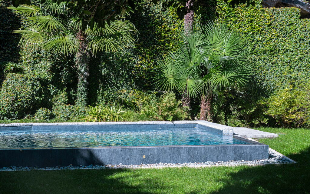 Villa Maestosa: Activities, Amenities, Building Exterior, Facilities, Garden, Hot Tub, Main Entrance, Planimetry, Pool, Spring, Summer