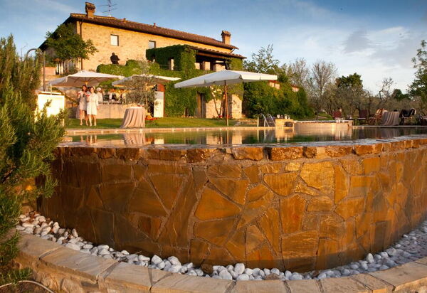 Villa Baronessa: Balcony / Terrace / Patio, Building Exterior, Garden, Pool, Spring, Summer