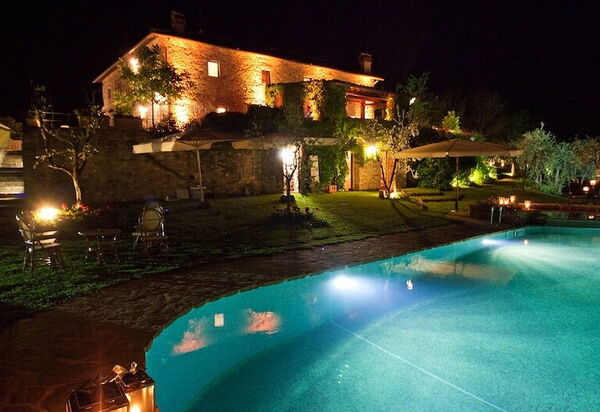Villa Baronessa: Balcony / Terrace / Patio, Building Exterior, Garden, Pool, Spring, Summer