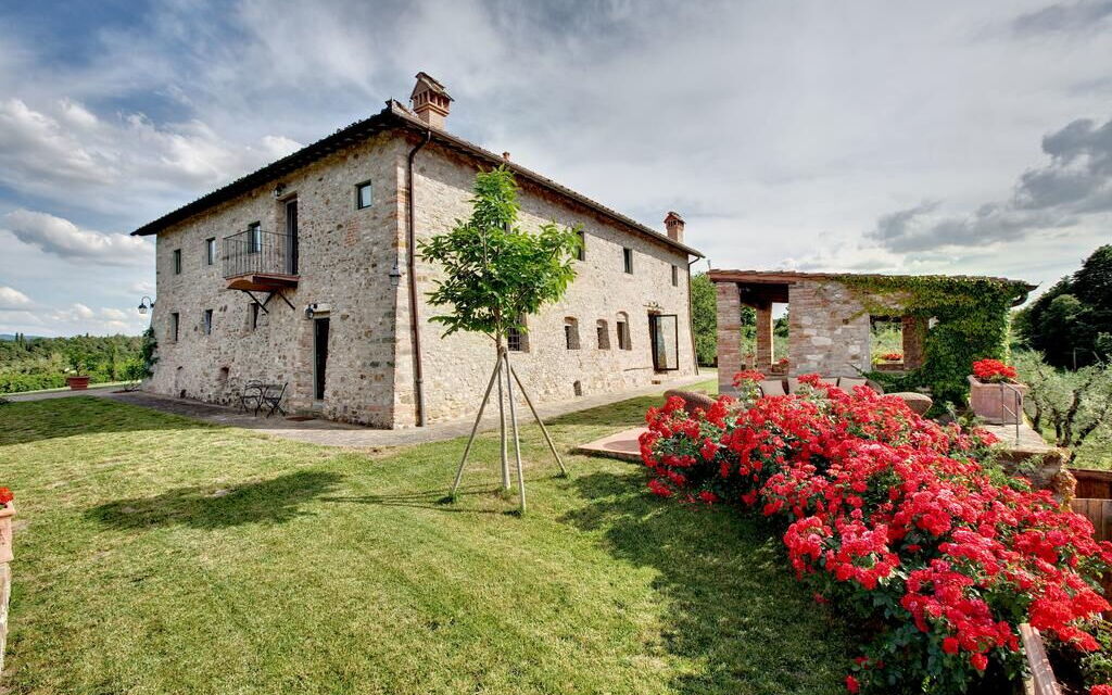 Villa Baronessa: Balcony / Terrace / Patio, Building Exterior, Garden, Pool, Spring, Summer