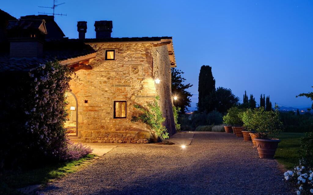 Villa Baronessa: Balcony / Terrace / Patio, Building Exterior, Garden, Pool, Spring, Summer