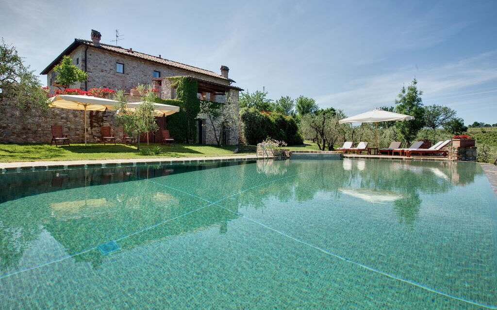 Villa Baronessa: Balcony / Terrace / Patio, Building Exterior, Garden, Pool, Spring, Summer