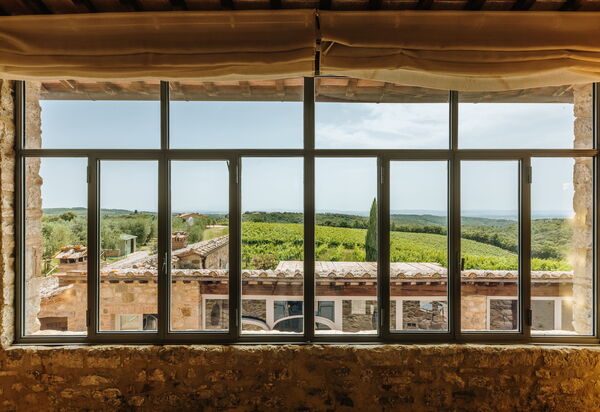 Villa Riello: Activities, Amenities, Balcony / Terrace / Patio, Building Exterior, Facilities, Garden, Kitchen, Main Entrance, Pool, Scenic View, Spring, Summer, Wellness