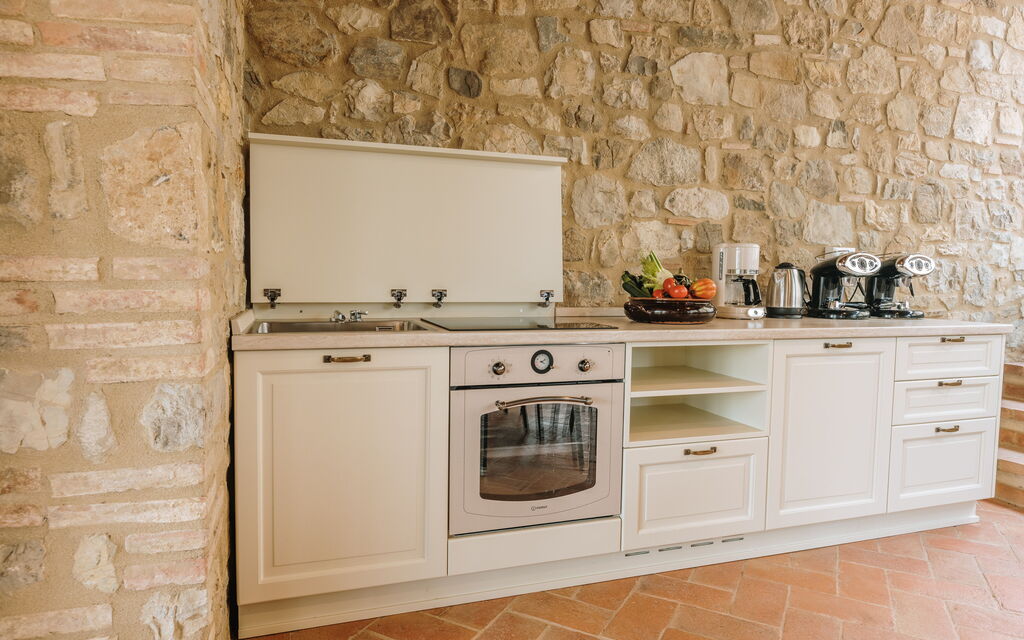 Villa Riello: Activities, Amenities, Balcony / Terrace / Patio, Building Exterior, Facilities, Garden, Kitchen, Main Entrance, Pool, Scenic View, Spring, Summer, Wellness