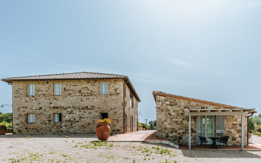 Villa Riello: Activities, Amenities, Balcony / Terrace / Patio, Building Exterior, Facilities, Garden, Kitchen, Main Entrance, Pool, Scenic View, Spring, Summer, Wellness