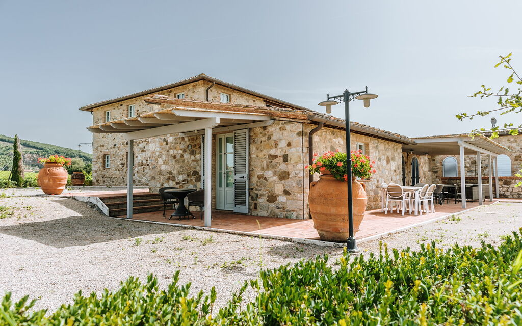 Villa Riello: Activities, Amenities, Balcony / Terrace / Patio, Building Exterior, Facilities, Garden, Kitchen, Main Entrance, Pool, Scenic View, Spring, Summer, Wellness