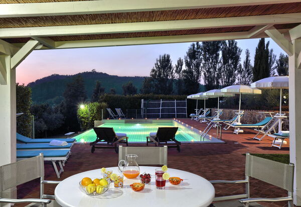 Villa San Gerbero 21: Building Exterior, Food, Hot Tub, Kitchen, Outdoor, Pool, Spring, Summer, Wellness