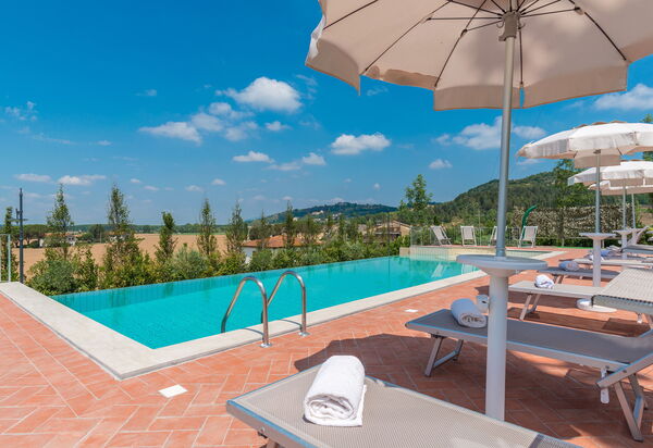 Villa San Gerbero 21: Building Exterior, Food, Hot Tub, Kitchen, Outdoor, Pool, Spring, Summer, Wellness