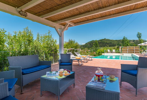 Villa San Gerbero 21: Building Exterior, Food, Hot Tub, Kitchen, Outdoor, Pool, Spring, Summer, Wellness