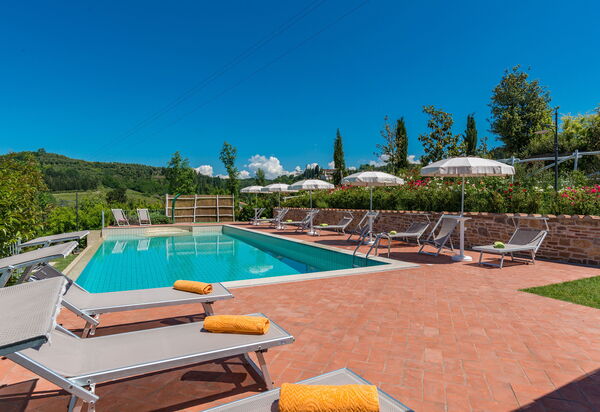 Villa San Gerbero 21: Building Exterior, Food, Hot Tub, Kitchen, Outdoor, Pool, Spring, Summer, Wellness