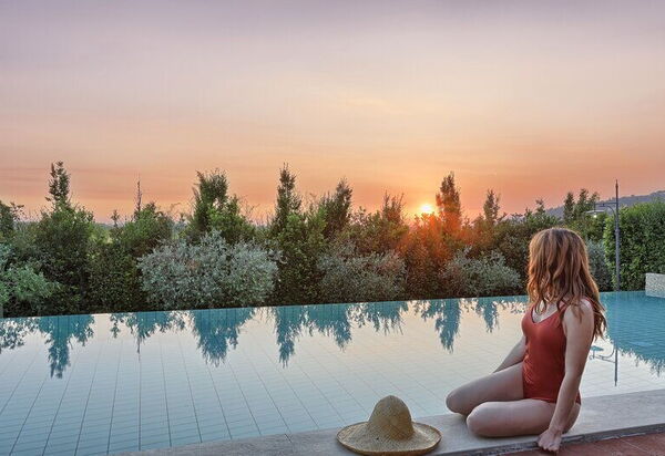 Villa San Gerbero 21: Building Exterior, Food, Hot Tub, Kitchen, Outdoor, Pool, Spring, Summer, Wellness