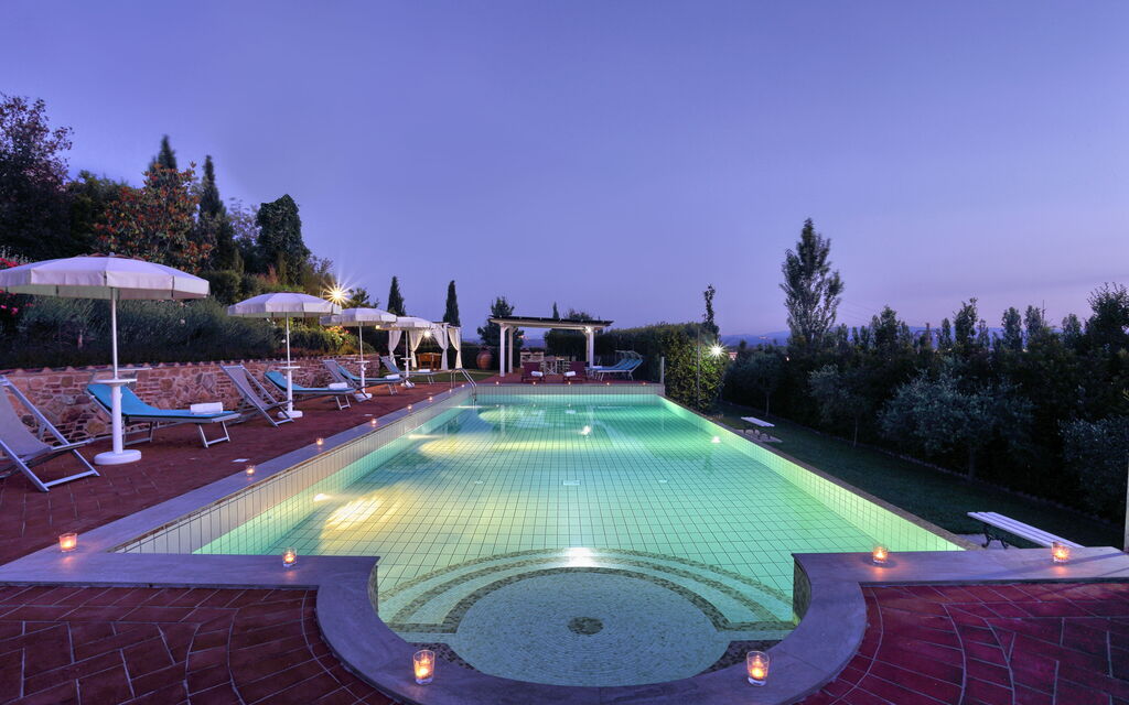 Villa San Gerbero 21: Building Exterior, Food, Hot Tub, Kitchen, Outdoor, Pool, Spring, Summer, Wellness