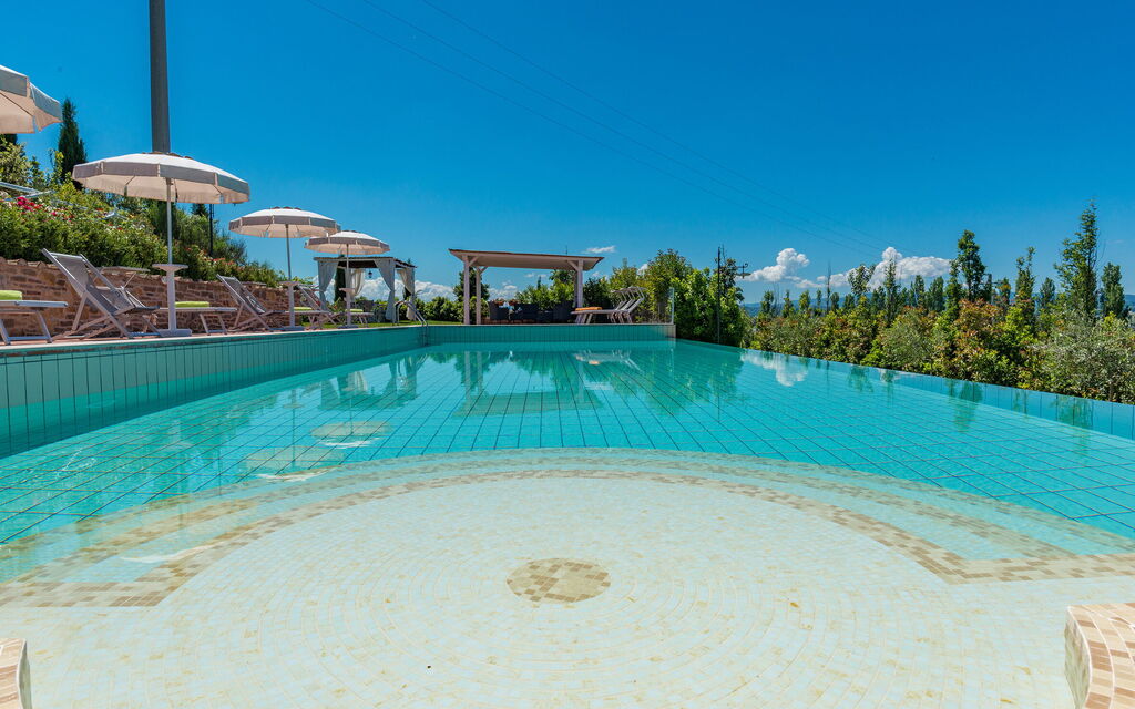 Villa San Gerbero 21: Building Exterior, Food, Hot Tub, Kitchen, Outdoor, Pool, Spring, Summer, Wellness