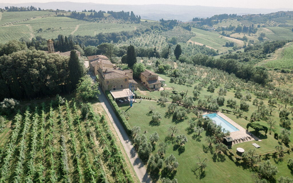 Villa Serena: Amenities, Building Exterior, Main Entrance, Pool, Spring, Summer