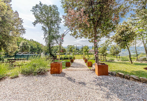 Villa Bolgheri: Attività, Balcone / Terrazza / Patio, Benessere, Caratteristiche, Dettagli della stanza, Entrata Principale, Estate, Esterni, Piscina, Primavera, Vista Panoramica