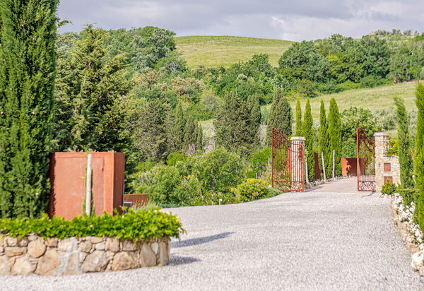 Villa Bolgheri: Attività, Balcone / Terrazza / Patio, Benessere, Caratteristiche, Dettagli della stanza, Entrata Principale, Estate, Esterni, Piscina, Primavera, Vista Panoramica