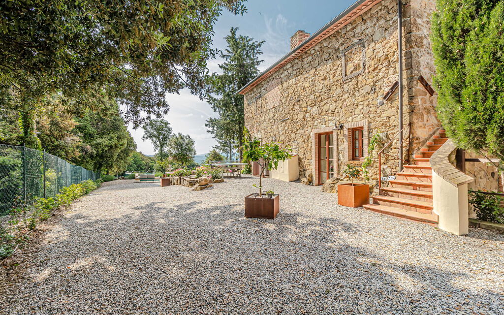 Villa Bolgheri: Attività, Balcone / Terrazza / Patio, Benessere, Caratteristiche, Dettagli della stanza, Entrata Principale, Estate, Esterni, Piscina, Primavera, Vista Panoramica