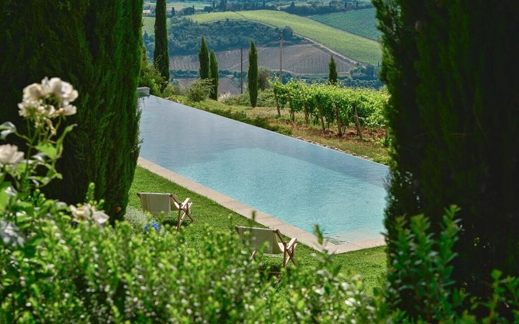 Villa Cerreto: Attività, Estate, Esterni, Giardino, Idromassaggio, Piscina, Primavera, Vista Panoramica