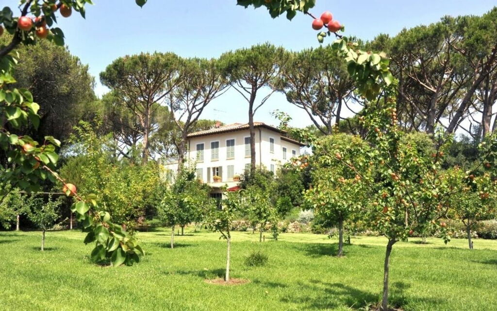 Villa Bibbona: all'aperto, Balcone / Terrazza / Patio, Estate, Esterni, Giardino, Piscina, Primavera