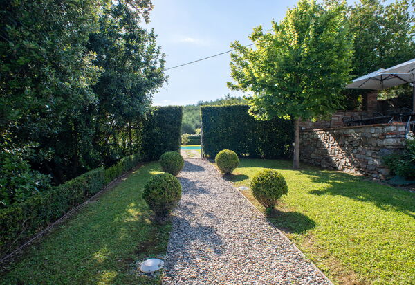 Villa Collini: Attività, Balcone / Terrazza / Patio, Caratteristiche, Cibo, Entrata Principale, Estate, Esterni, Giardino, Piscina, Primavera