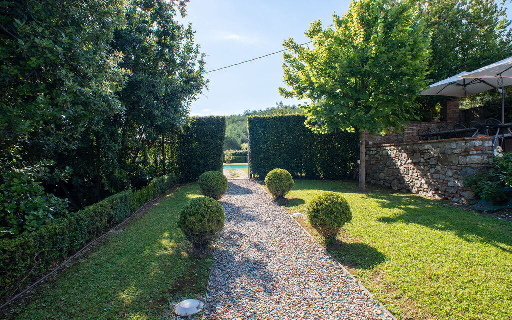 Villa Collini: Activities, Amenities, Balcony / Terrace / Patio, Building Exterior, Food, Garden, Main Entrance, Pool, Spring, Summer