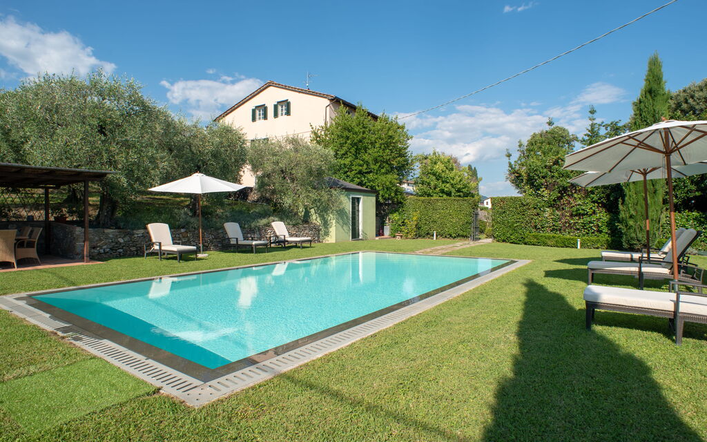 Villa Collini: Activities, Amenities, Balcony / Terrace / Patio, Building Exterior, Food, Garden, Main Entrance, Pool, Spring, Summer