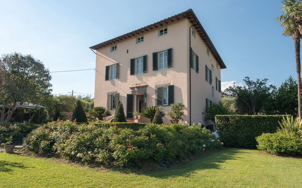Villa Collini: Activities, Amenities, Balcony / Terrace / Patio, Building Exterior, Food, Garden, Main Entrance, Pool, Spring, Summer