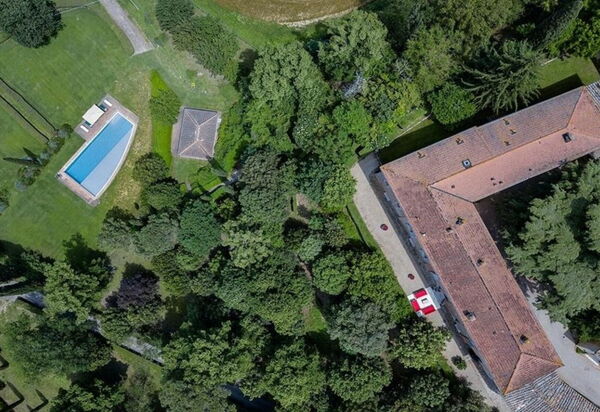 Villa Dal Ponte: Amenities, Balcony / Terrace / Patio, Building Exterior, Garden, Hot Tub, Pool, Spring, Summer, Wellness