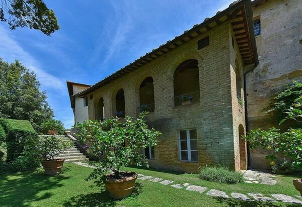 Villa Dal Ponte: Amenities, Balcony / Terrace / Patio, Building Exterior, Garden, Hot Tub, Pool, Spring, Summer, Wellness