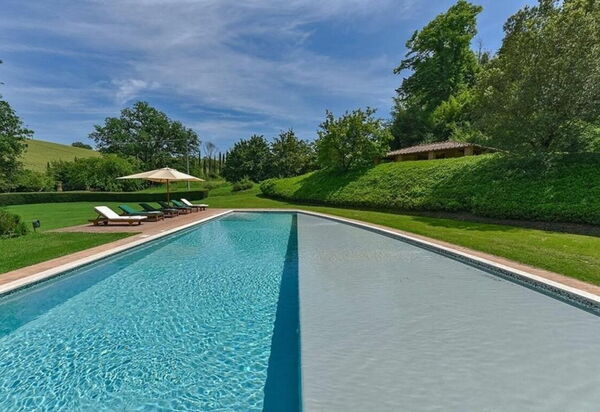 Villa Dal Ponte: Amenities, Balcony / Terrace / Patio, Building Exterior, Garden, Hot Tub, Pool, Spring, Summer, Wellness