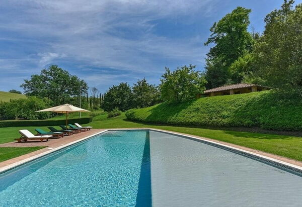 Villa Dal Ponte: Amenities, Balcony / Terrace / Patio, Building Exterior, Garden, Hot Tub, Pool, Spring, Summer, Wellness